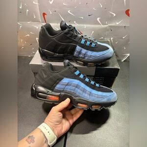 Size 9 - Nike Air Max 95 LJ QS LeBron James Gametime Blue/Black 2015